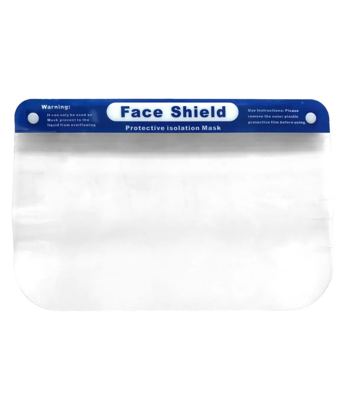 Comfort Face Shield With Elastic, Single/Discontinued | Nayked Apparel Online