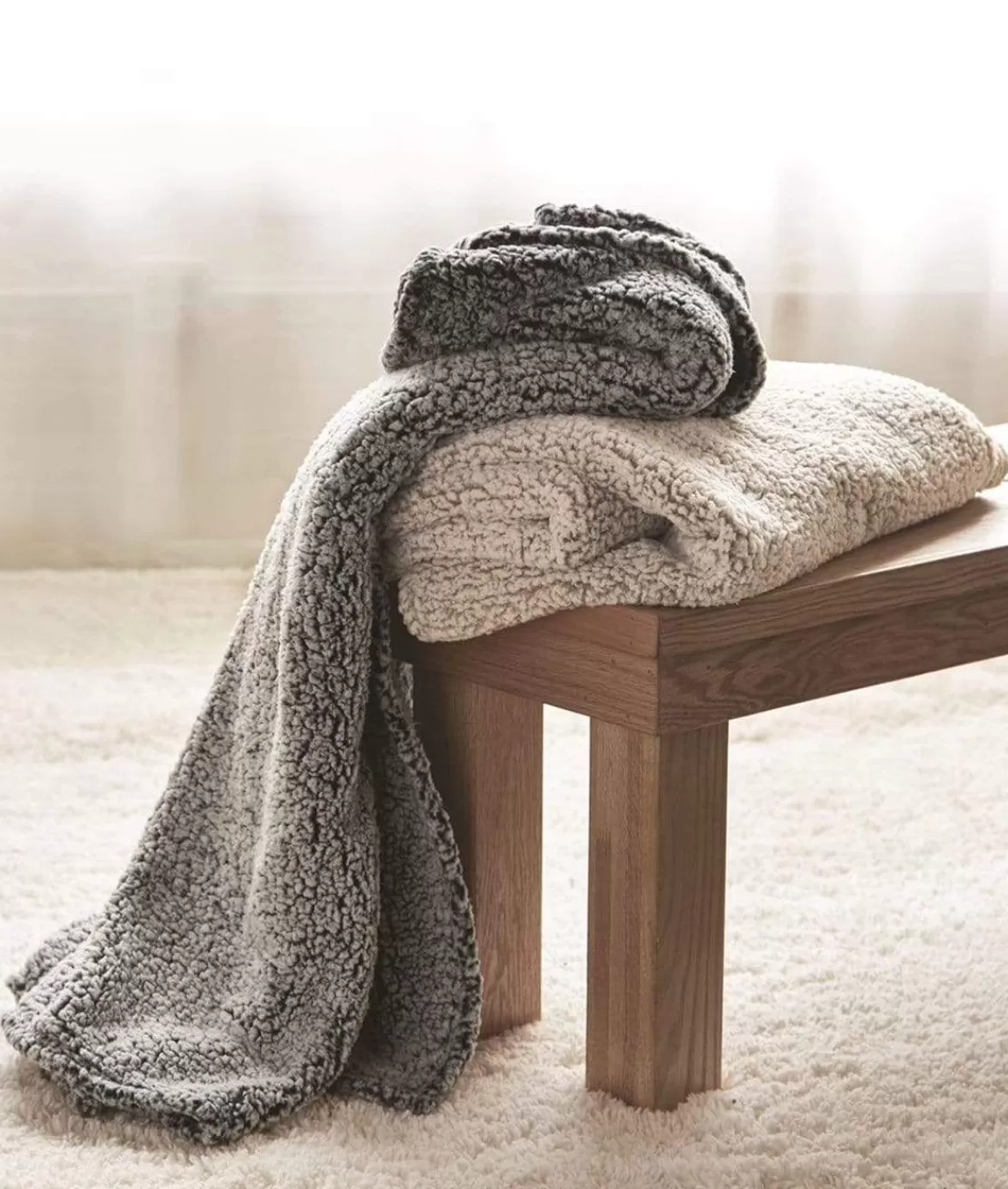 Epic Sherpa Blanket That Folds Into A Pillow | Nayked Apparel Outlet