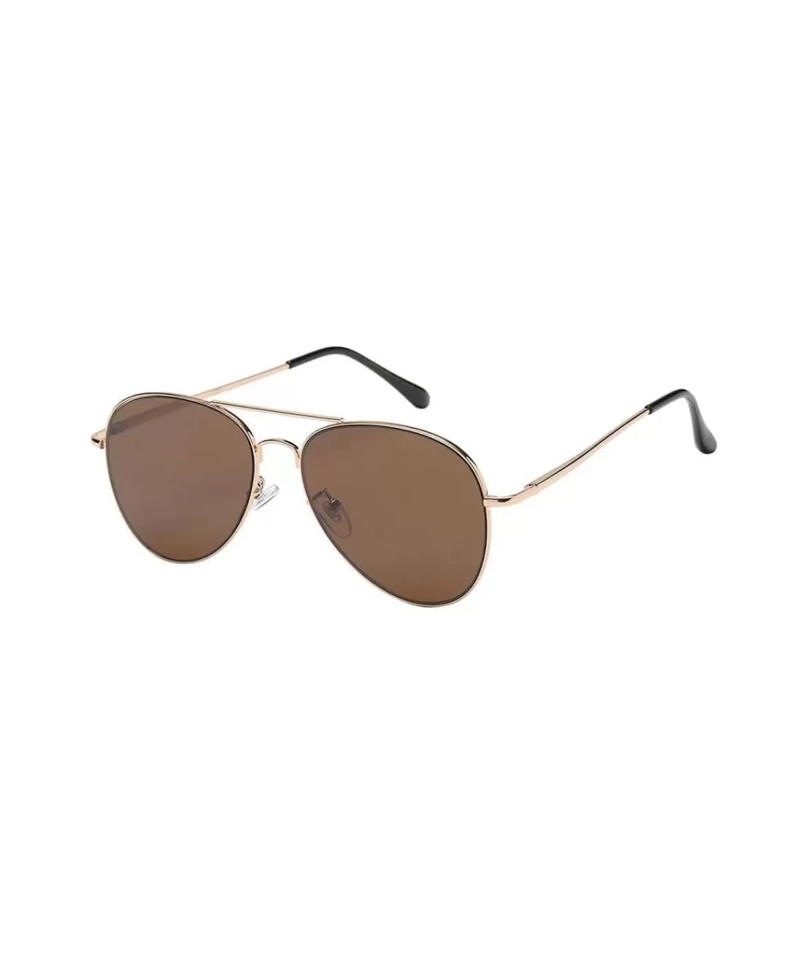 Jordan By Flat Lens Aviator Sunglasses With Sunglass Case And Microfiber Cloth | Nayked Apparel Discount