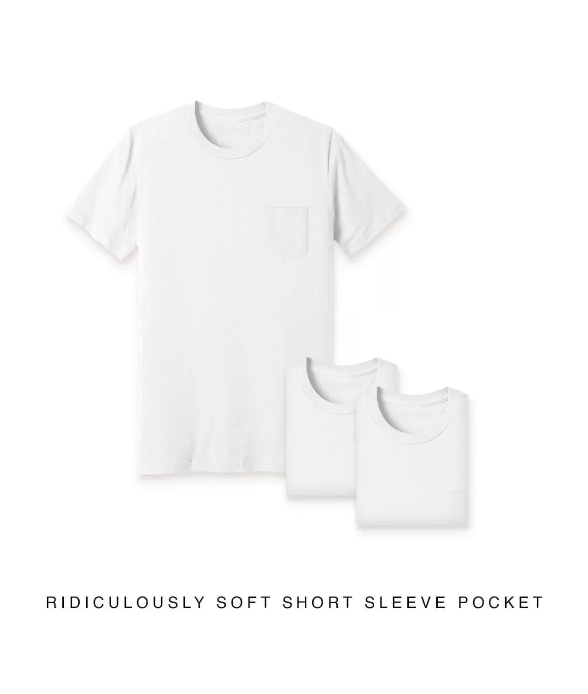 Men'S 3Pk Ridiculously Soft 100% Cotton Pocket T-Shirt | Nayked Apparel Cheap