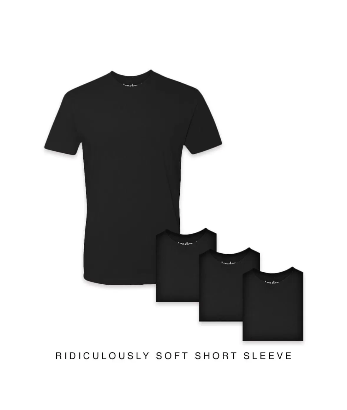 Men'S 4Pk Ridiculously Soft Short Sleeve Crew Neck 100% Cotton T-Shirt | Nayked Apparel Shop