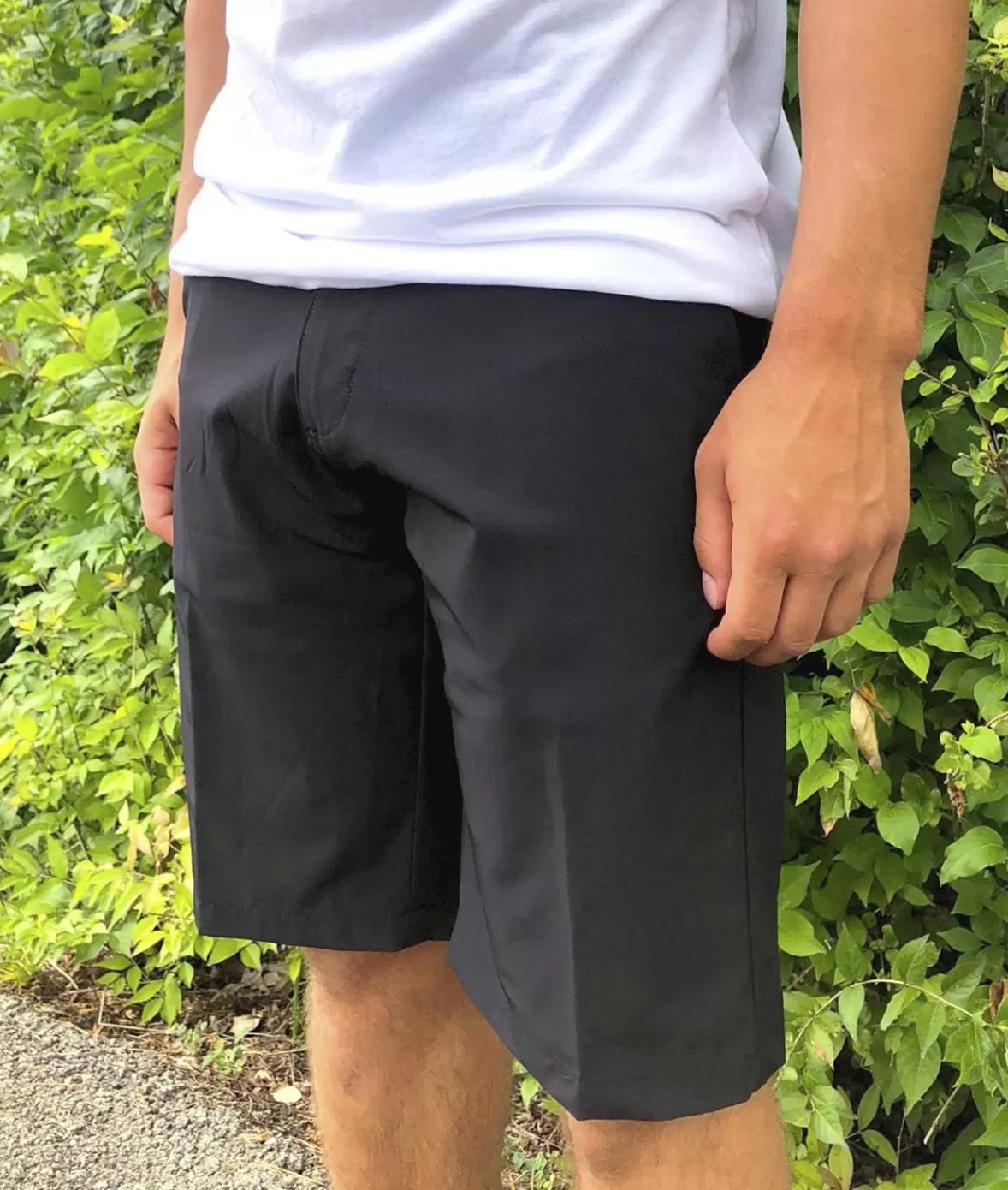 Men'S Black Hybrid Stretch Short | Nayked Apparel Outlet