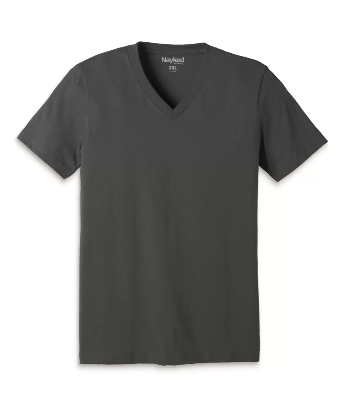 Men'S Classic Cotton Big Short Sleeve V-Neck T-Shirt | Nayked Apparel Sale