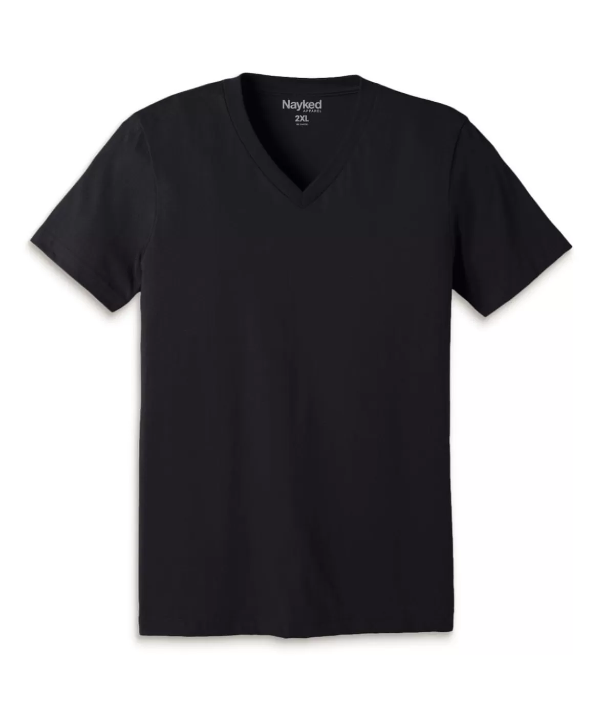 Men'S Classic Cotton Big Short Sleeve V-Neck T-Shirt | Nayked Apparel Sale