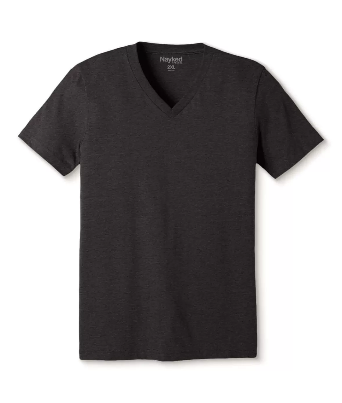 Men'S Classic Soft Heathered Big Short Sleeve V-Neck T-Shirt | Nayked Apparel Flash Sale