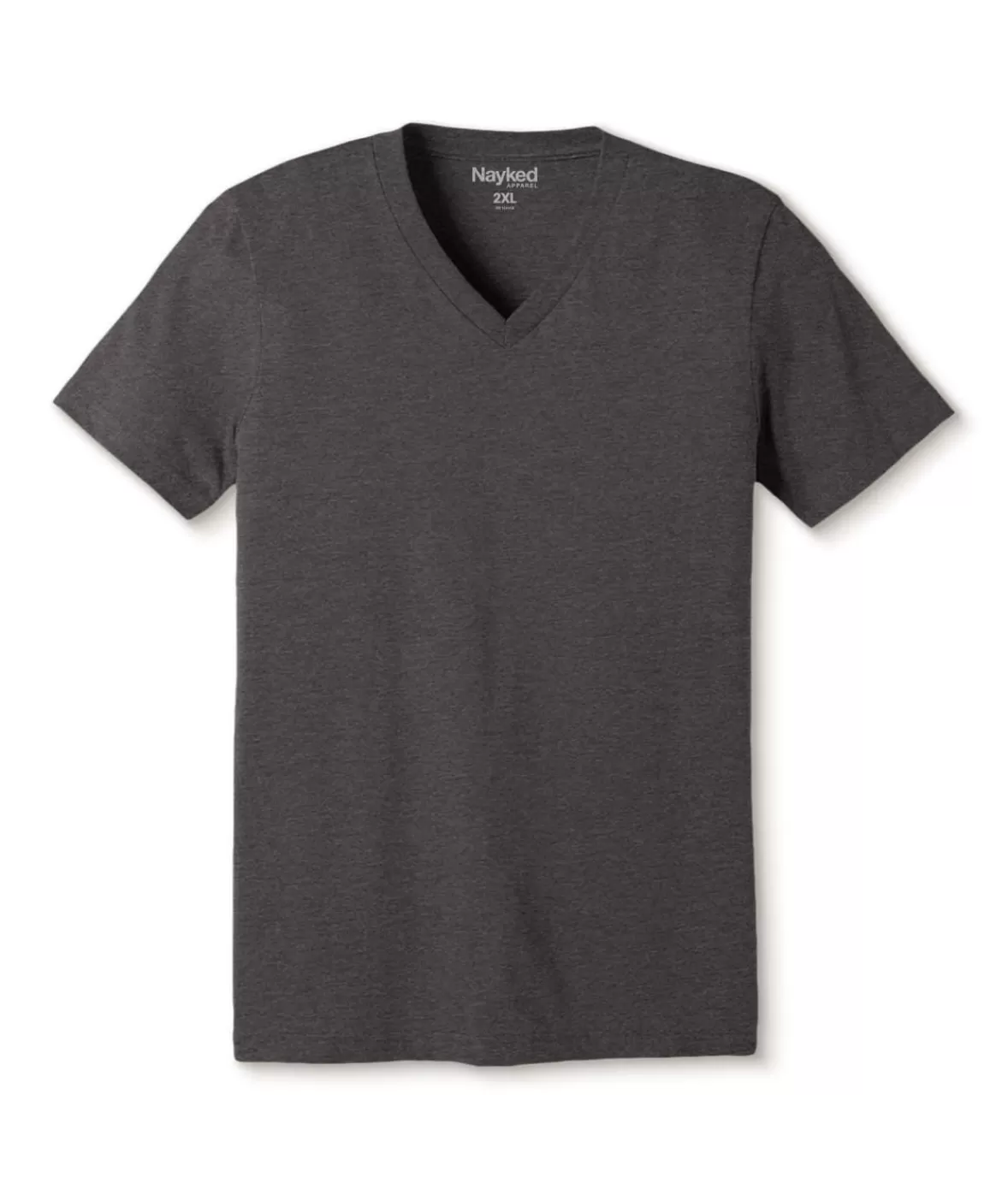 Men'S Classic Soft Heathered Big Short Sleeve V-Neck T-Shirt | Nayked Apparel Flash Sale