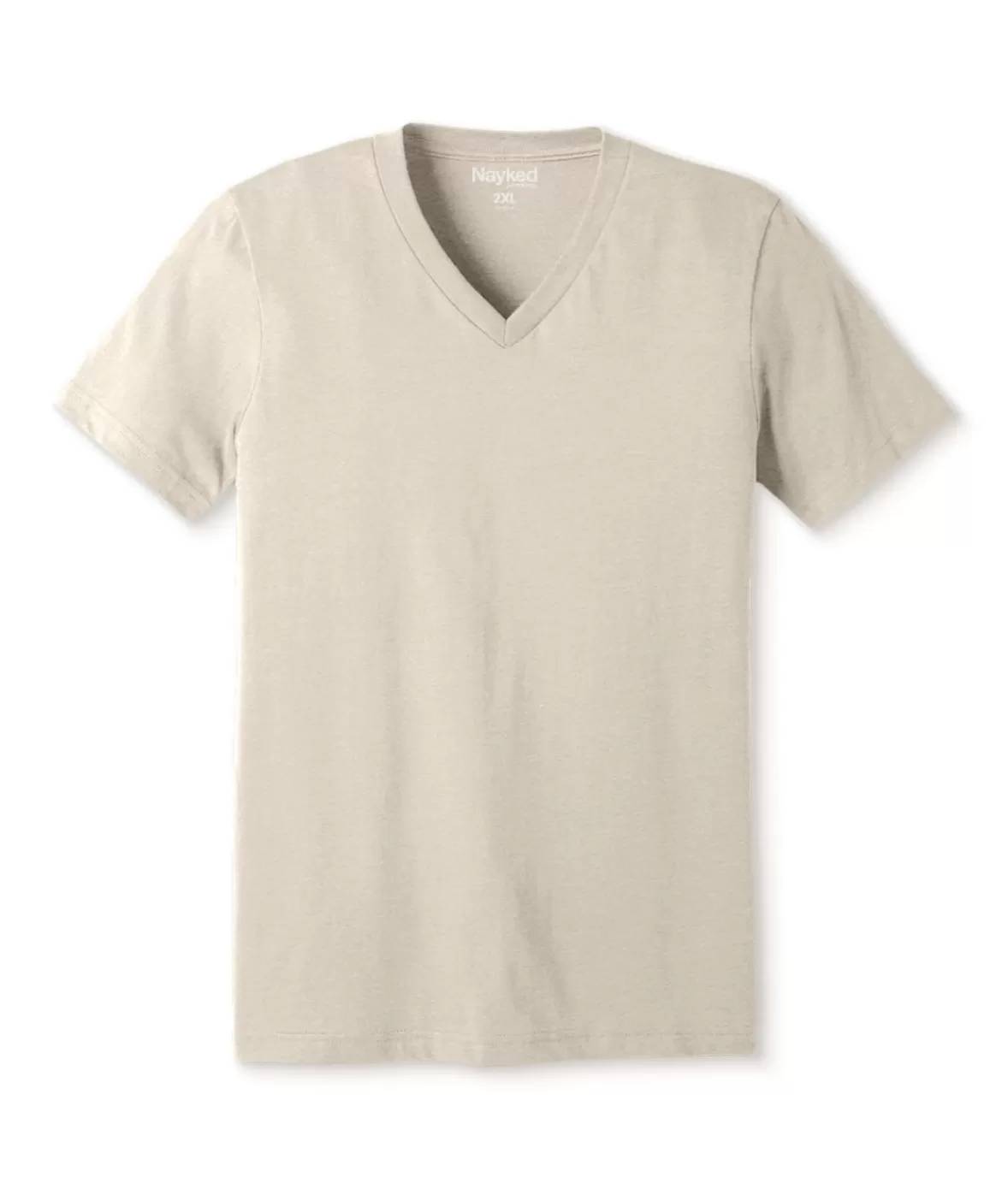 Men'S Classic Soft Heathered Big Short Sleeve V-Neck T-Shirt | Nayked Apparel New