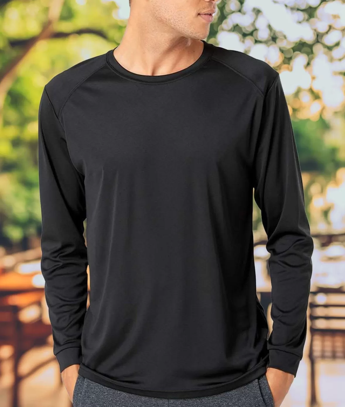 Men'S Long Islander Performance Upf Long Sleeve T-Shirt | Nayked Apparel Discount