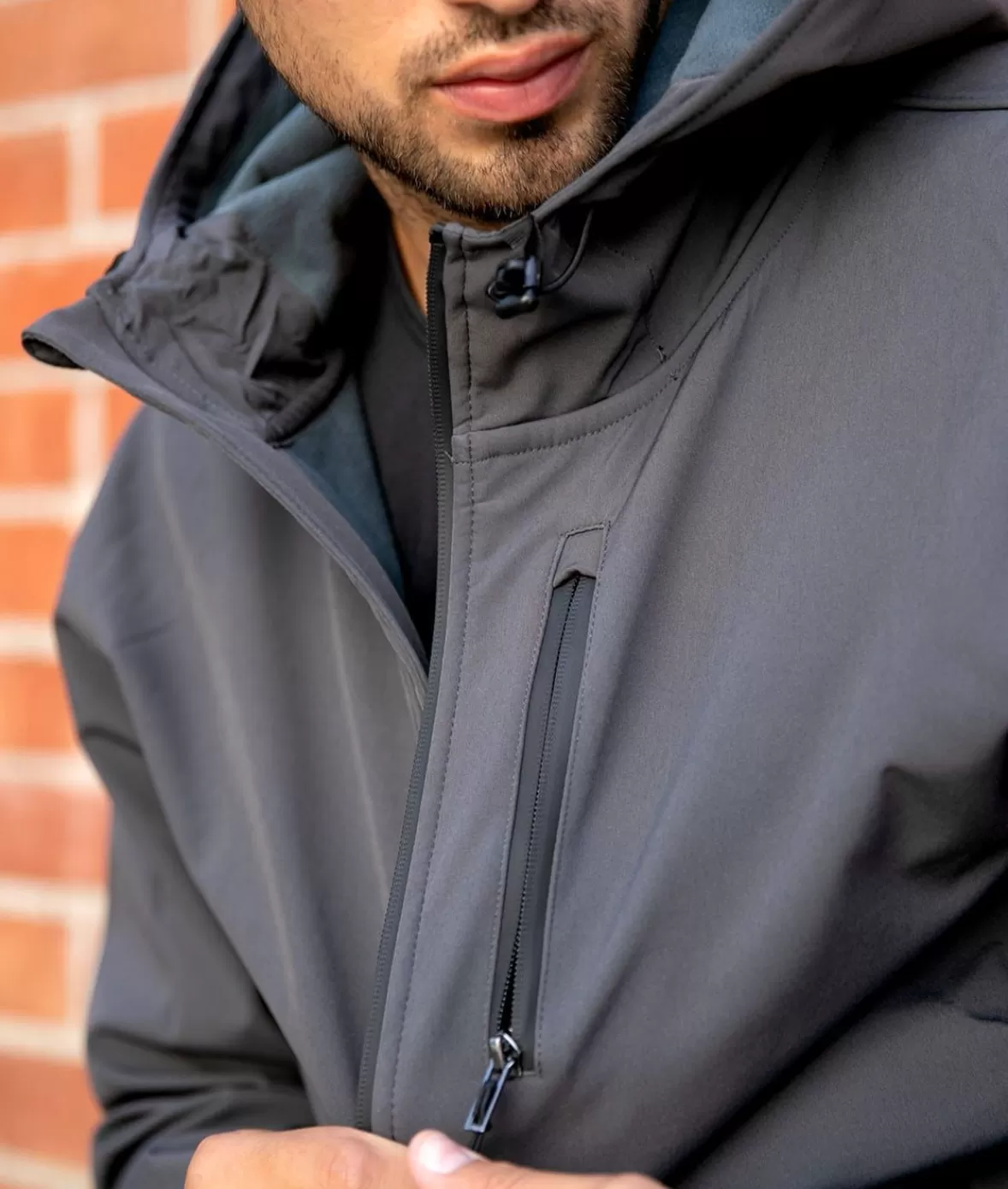 Men'S Poly-Tech Soft Shell Jacket | Nayked Apparel Outlet