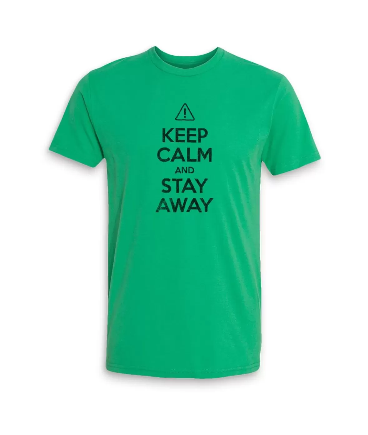 Men'S Ridiculously Soft 100% Cotton Graphic Tee | Keep Calm And Stay Away | Nayked Apparel Hot