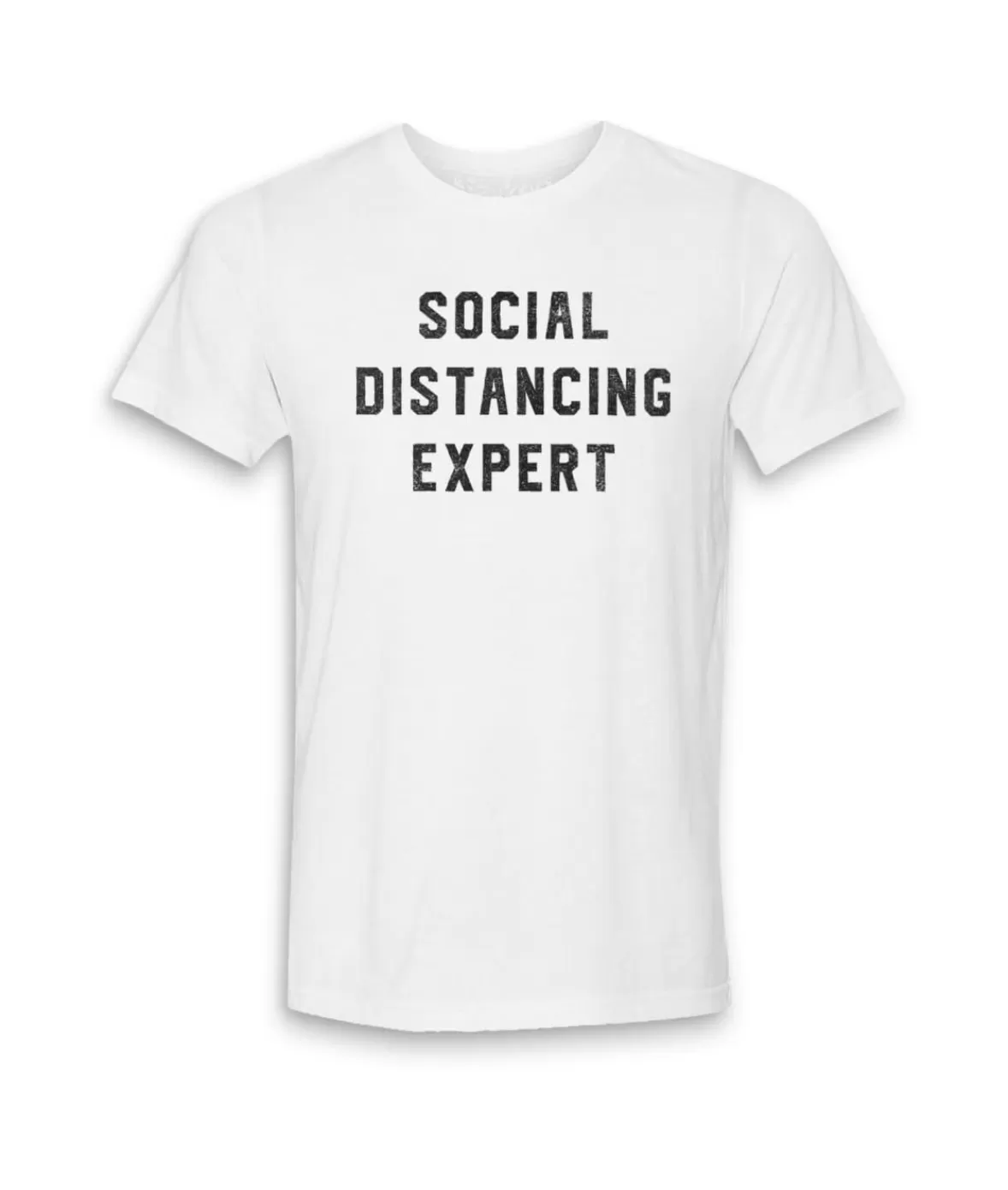 Men'S Ridiculously Soft 100% Cotton Graphic Tee | Social Distancing Expert | Nayked Apparel Best