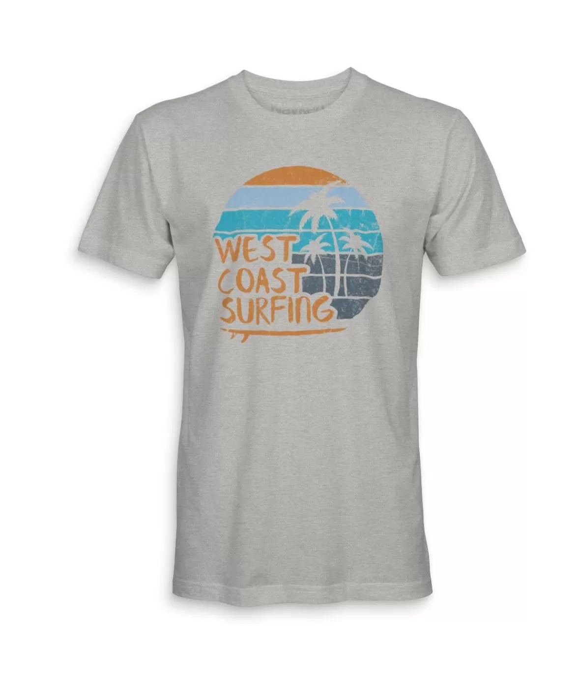 Men'S Ridiculously Soft 100% Cotton Graphic Tee | West Coast Surfing | Nayked Apparel Online