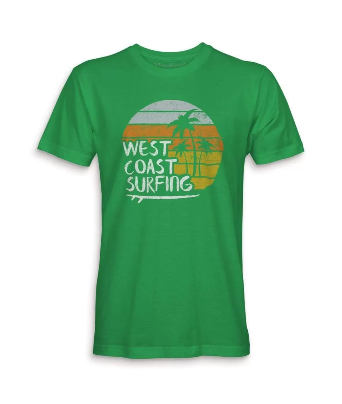 Men'S Ridiculously Soft 100% Cotton Graphic Tee | West Coast Surfing | Nayked Apparel Outlet