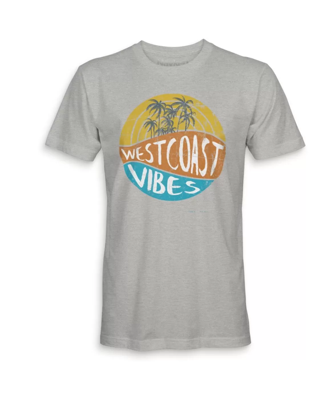 Men'S Ridiculously Soft 100% Cotton Graphic Tee | West Coast Vibes | Nayked Apparel Hot