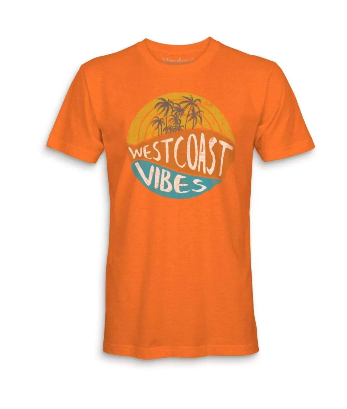 Men'S Ridiculously Soft 100% Cotton Graphic Tee | West Coast Vibes | Nayked Apparel Hot