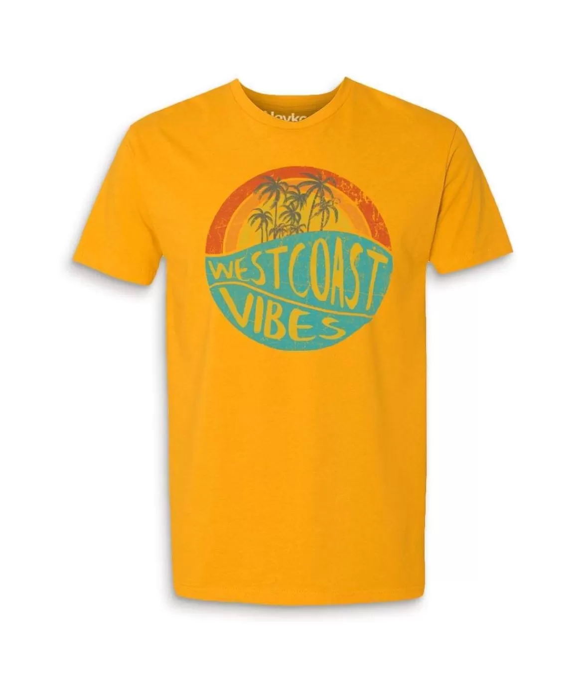 Men'S Ridiculously Soft 100% Cotton Graphic Tee | West Coast Vibes | Nayked Apparel Online