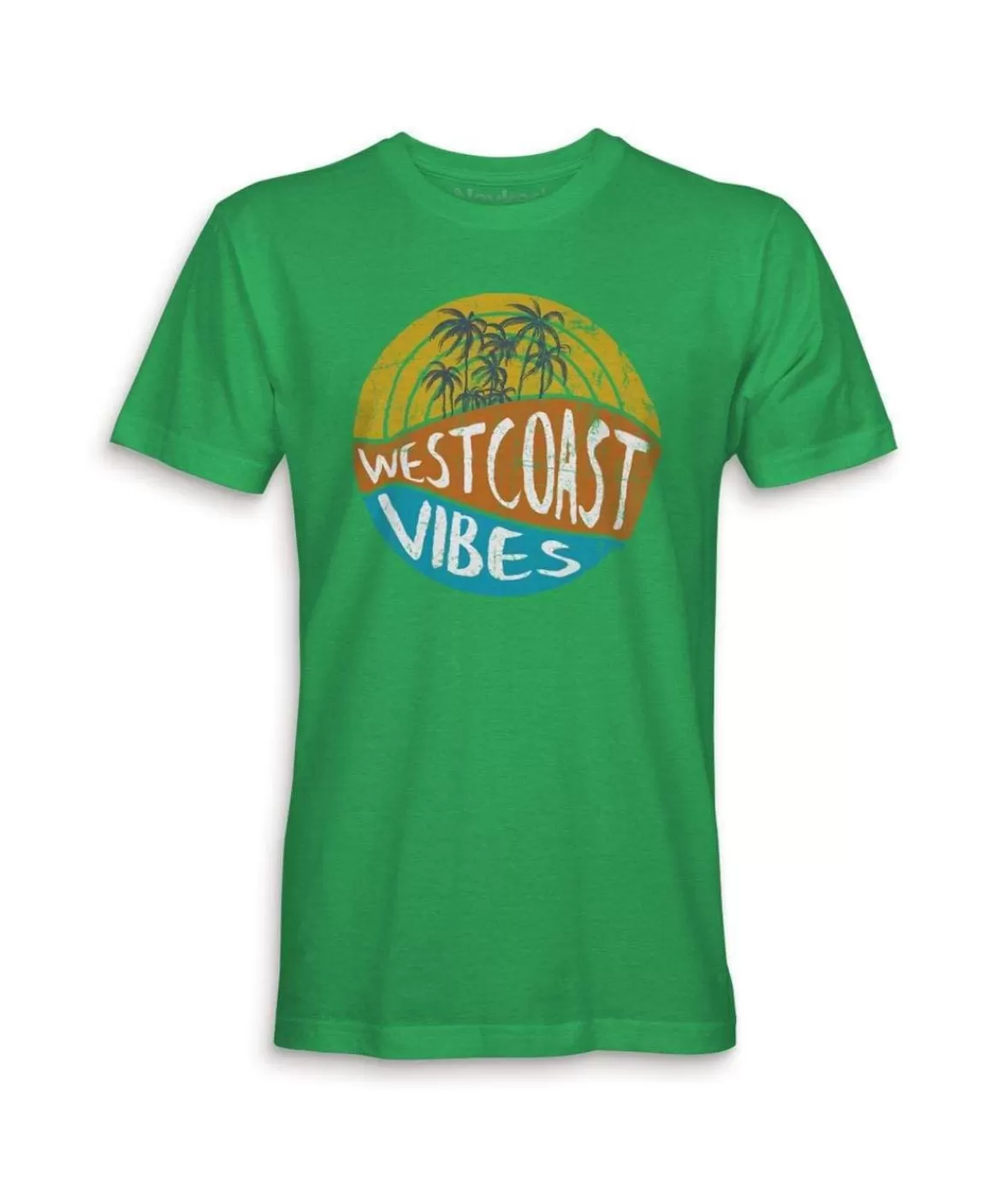 Men'S Ridiculously Soft 100% Cotton Graphic Tee | West Coast Vibes | Nayked Apparel Online