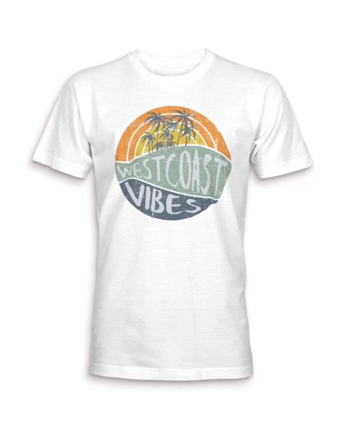 Men'S Ridiculously Soft 100% Cotton Graphic Tee | West Coast Vibes | Nayked Apparel Hot