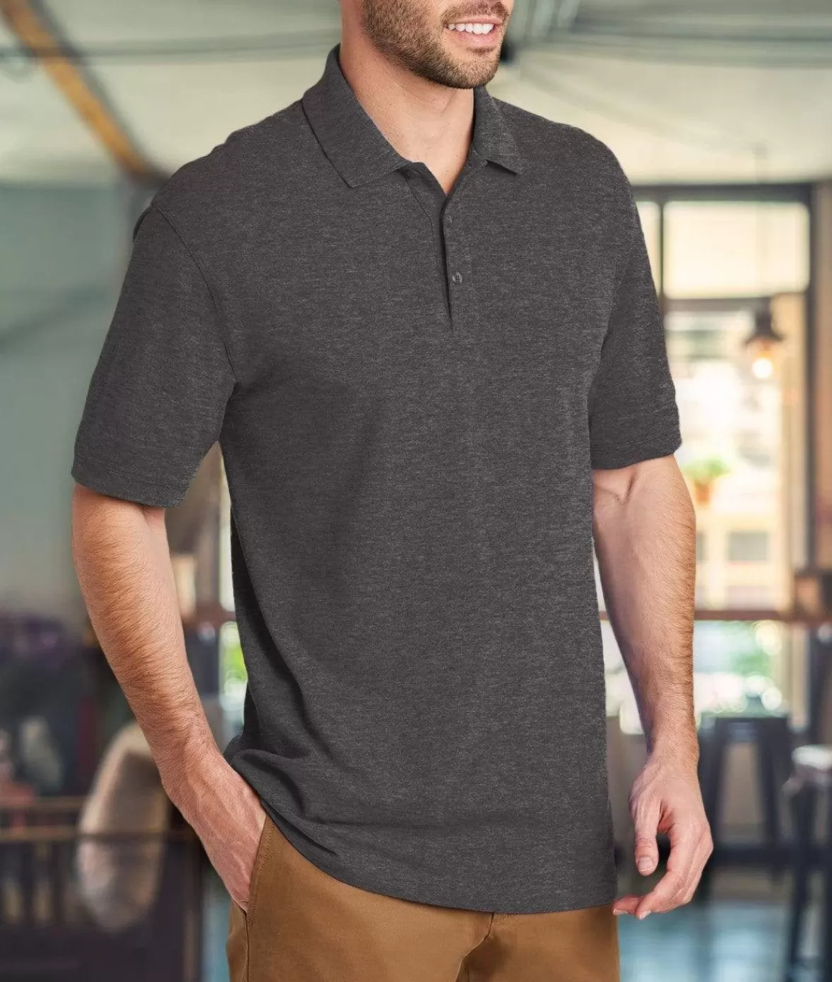 Men'S Ridiculously Soft 100% Cotton Pique Polo Shirt | Nayked Apparel Sale