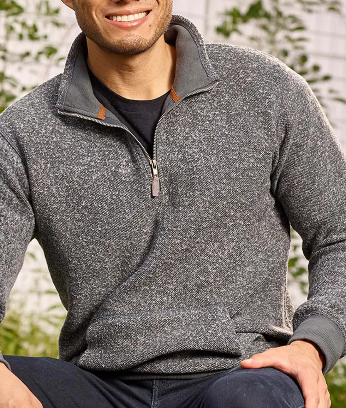 Men'S Ridiculously Soft Aspen Brushed Fleece 1/4 Zip | Nayked Apparel Hot