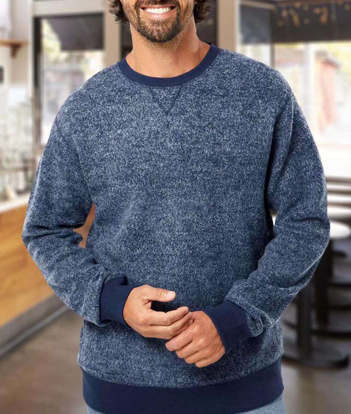 Men'S Ridiculously Soft Aspen Brushed Fleece Pullover | Nayked Apparel Best Sale