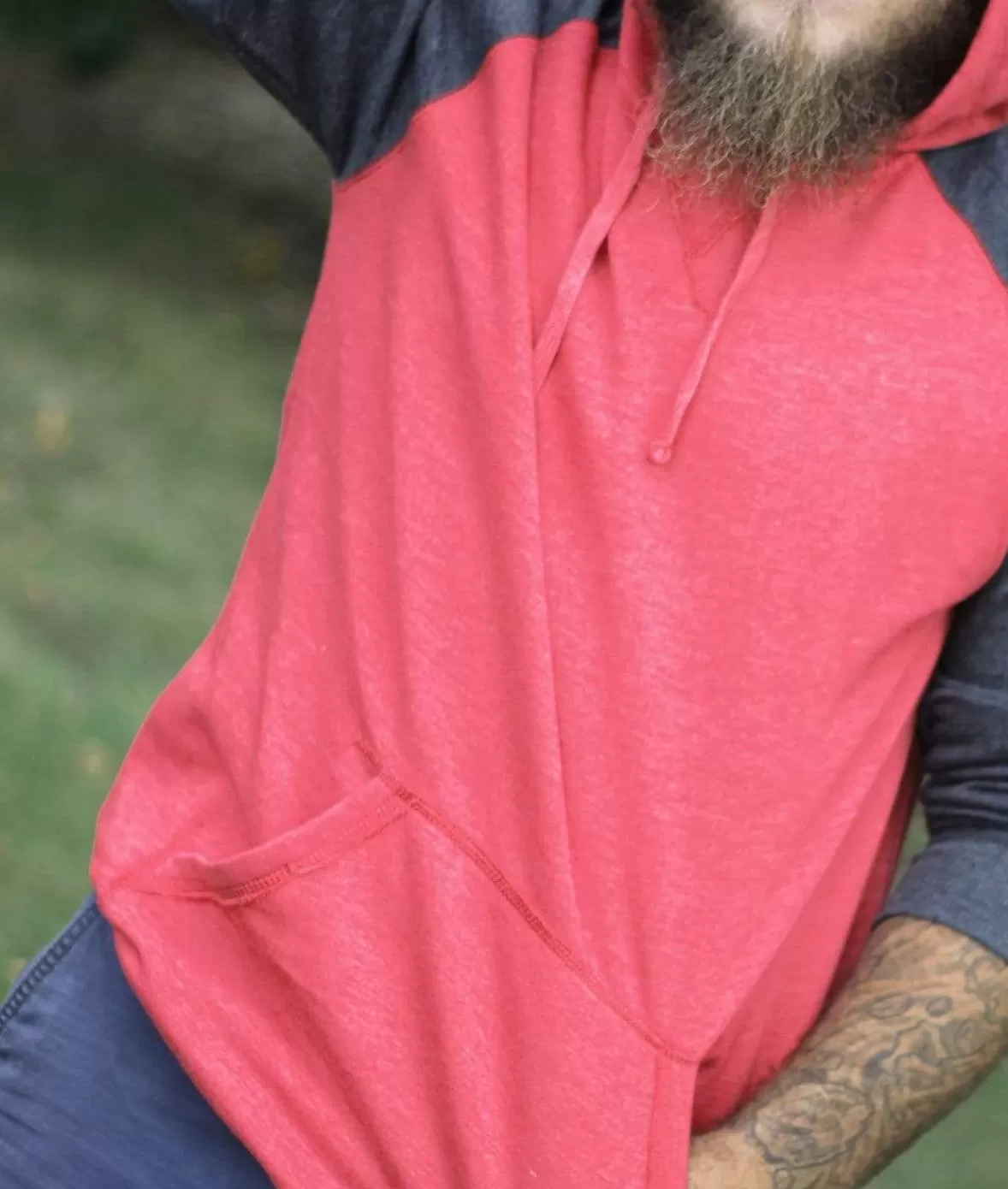 Men'S Ridiculously Soft Big Fleece Raglan Hoodie | Nayked Apparel Flash Sale