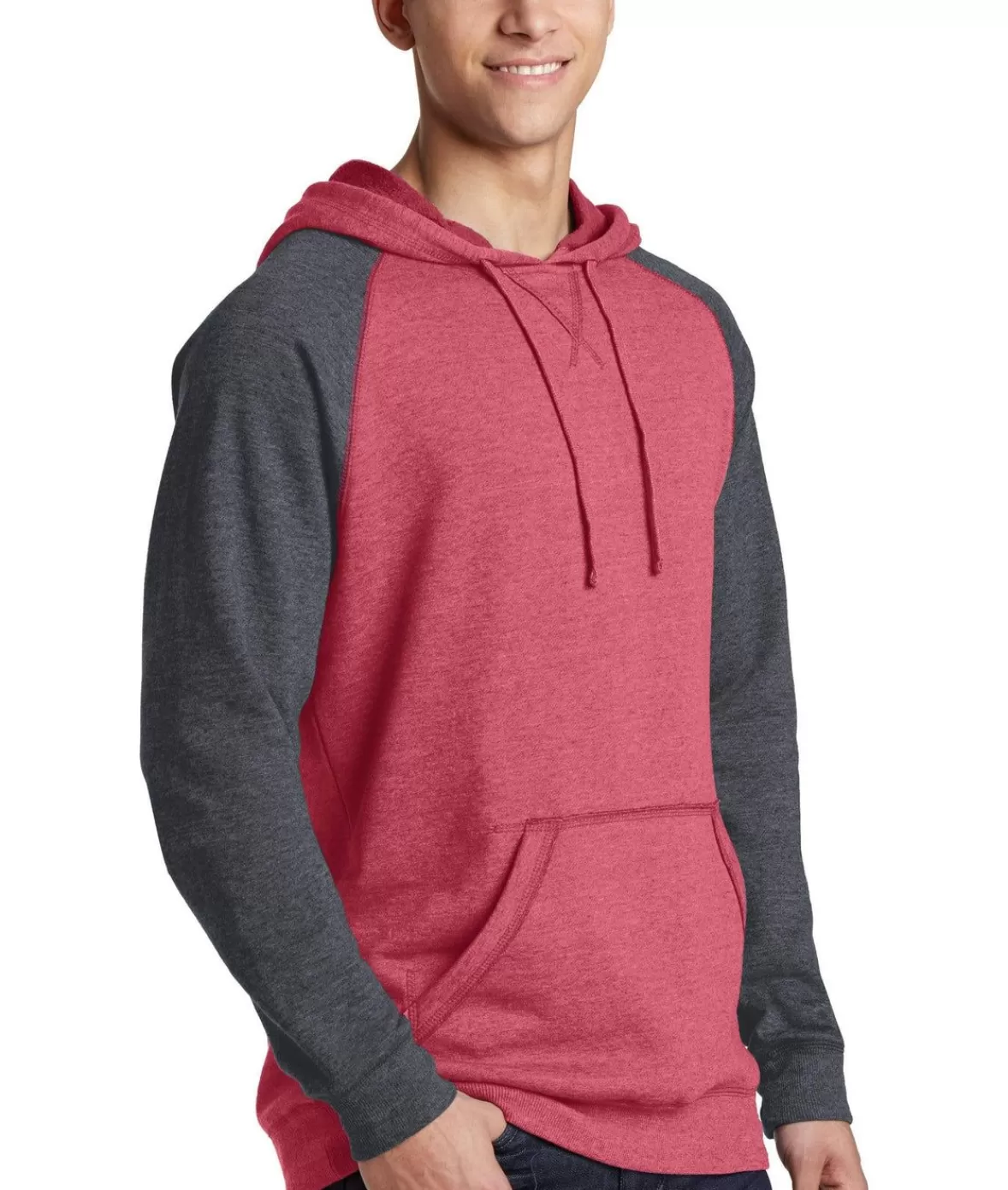 Men'S Ridiculously Soft Big Fleece Raglan Hoodie | Nayked Apparel Flash Sale