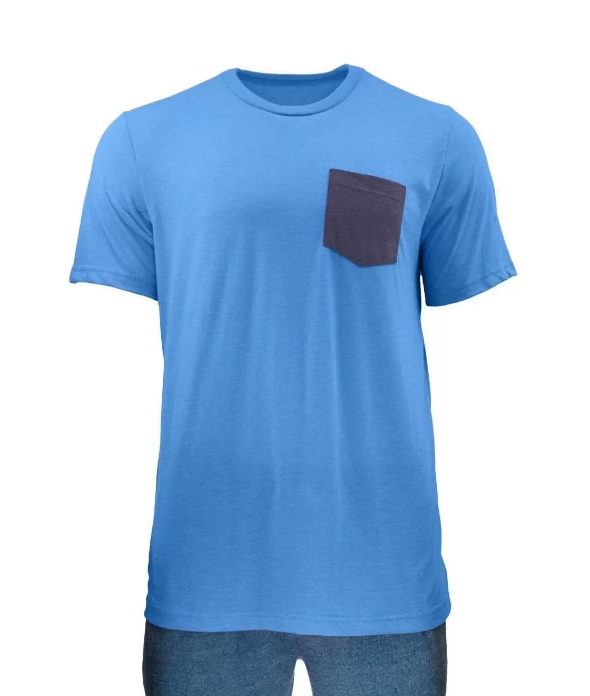 Men'S Ridiculously Soft Contrast Pocket Short Sleeve Crew Neck T-Shirt | Nayked Apparel Best Sale