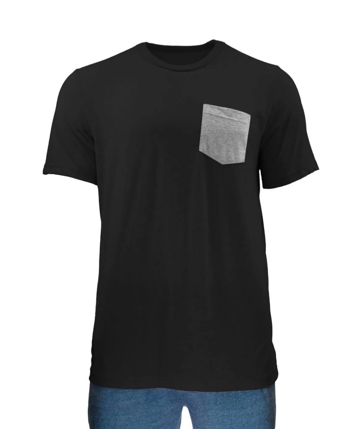 Men'S Ridiculously Soft Contrast Pocket Short Sleeve Crew Neck T-Shirt | Nayked Apparel Best Sale