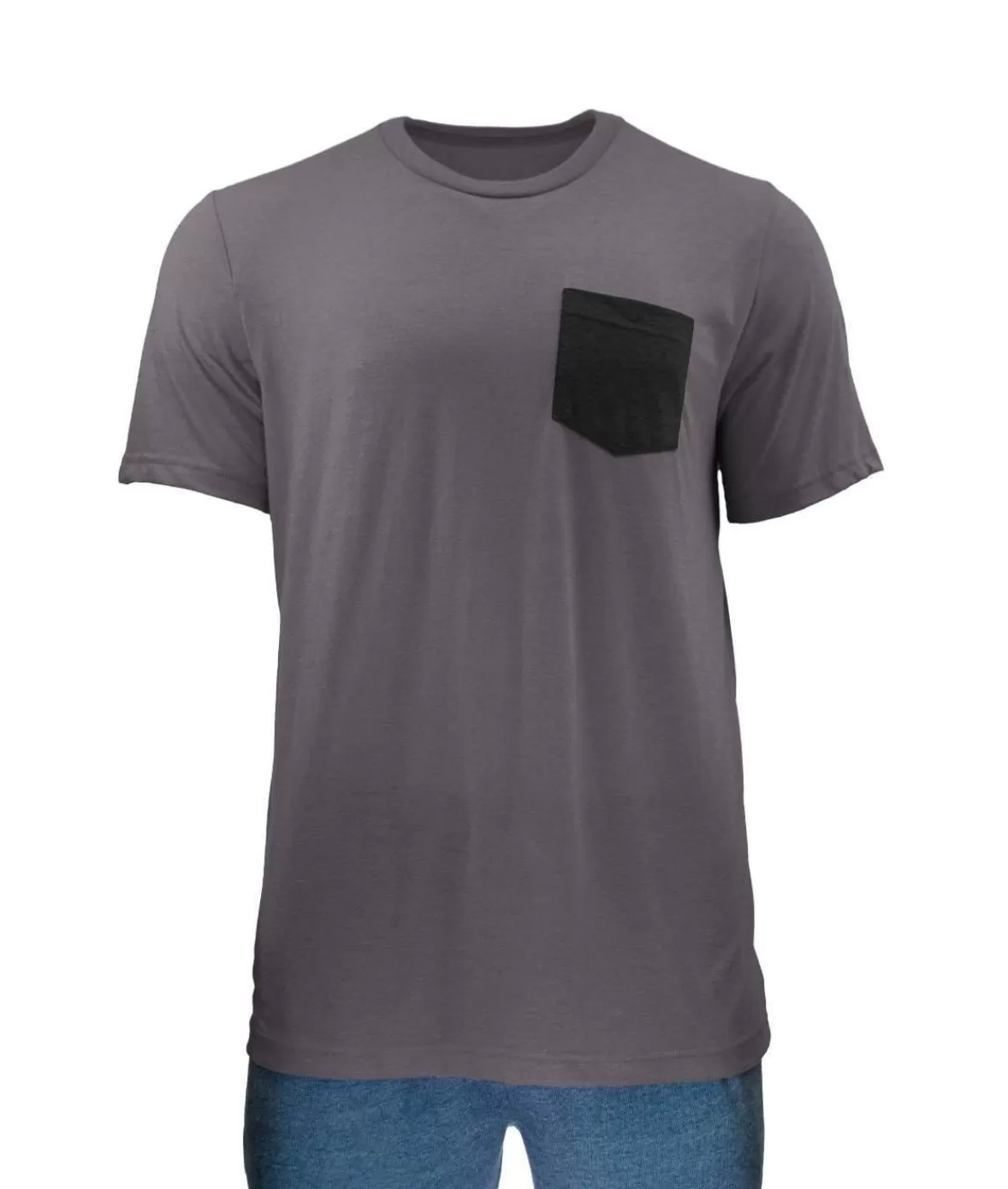 Men'S Ridiculously Soft Contrast Pocket Short Sleeve Crew Neck T-Shirt | Nayked Apparel Best Sale