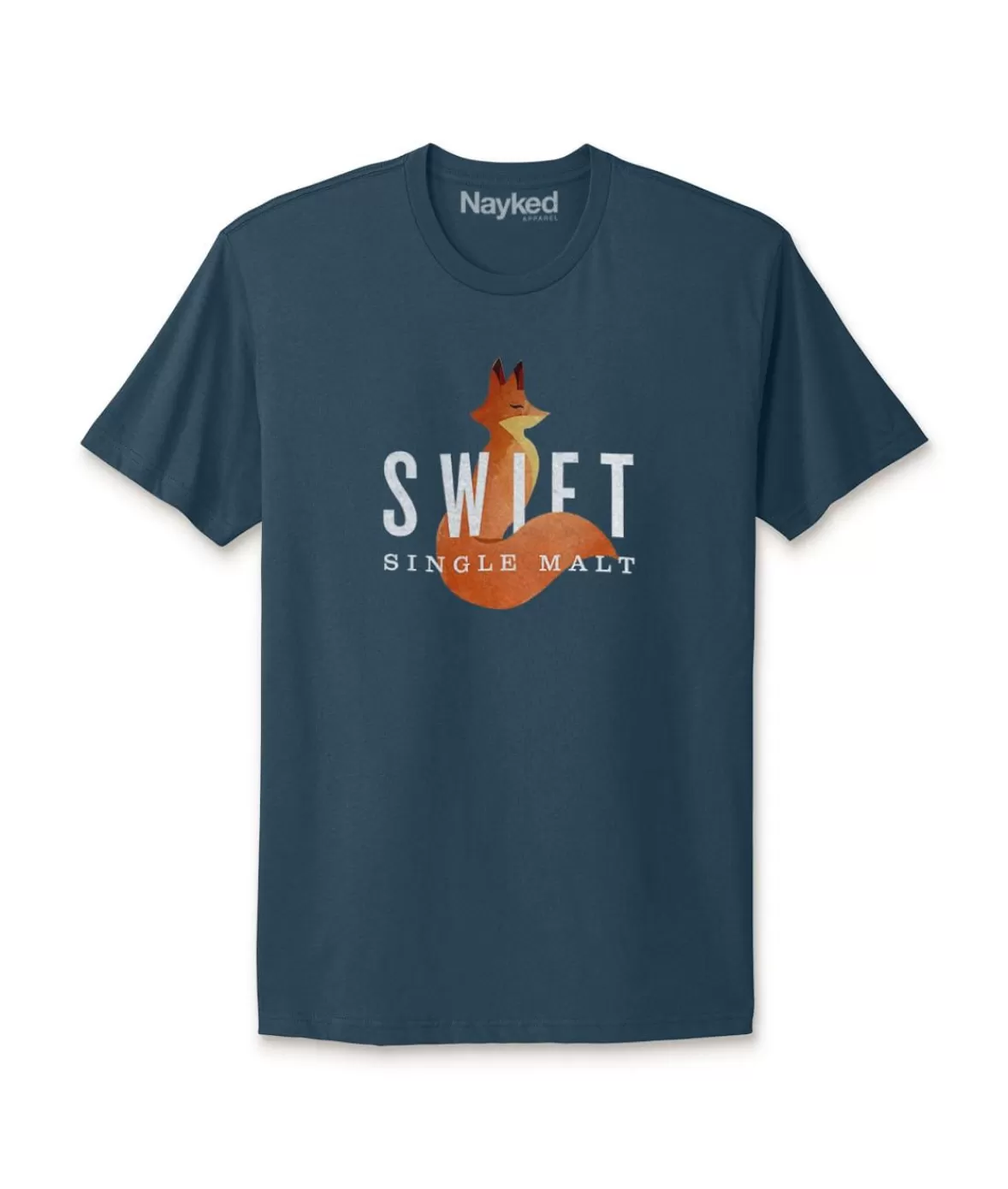 Men'S Ridiculously Soft Cotton Graphic Tee | Swift Single Malt | Nayked Apparel New