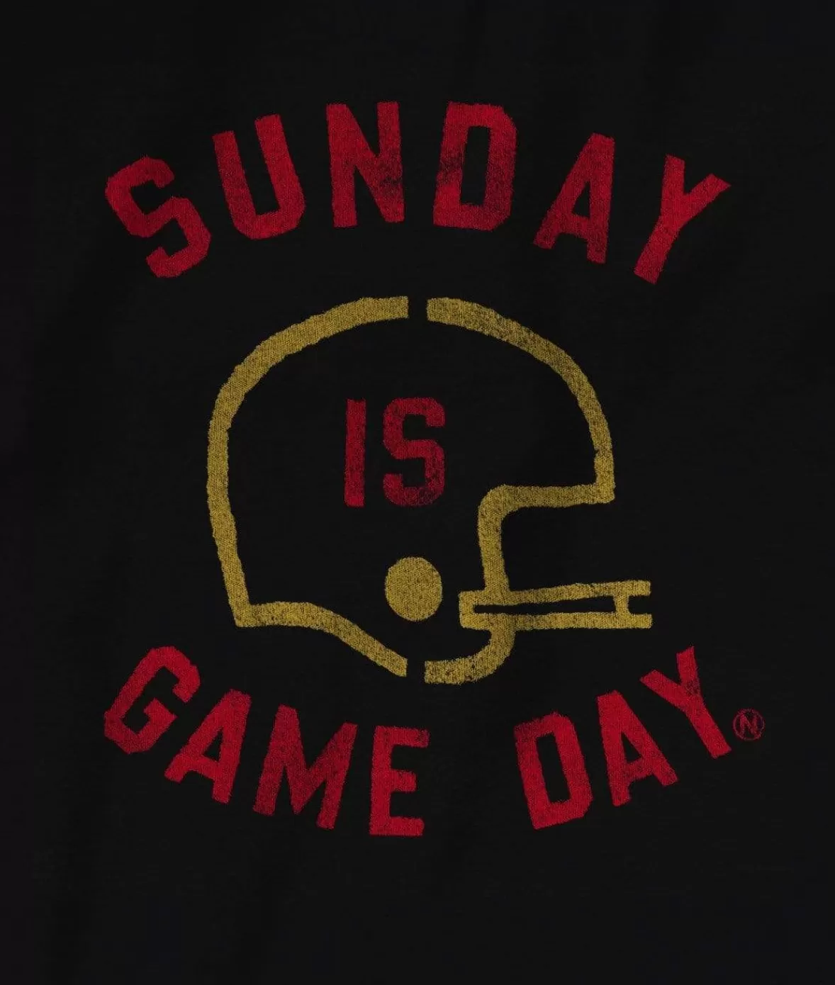 Men'S Ridiculously Soft Cotton Long Sleeve Graphic Tee | Sunday Is Game Day | Nayked Apparel Hot