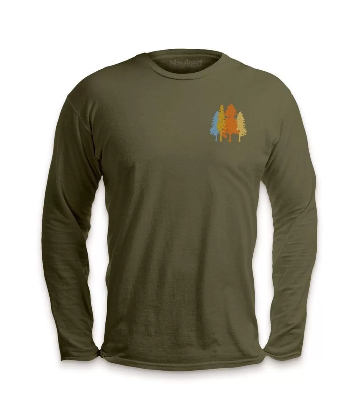 Men'S Ridiculously Soft Cotton Long Sleeve Graphic Tee | Take A Hike | Nayked Apparel Discount