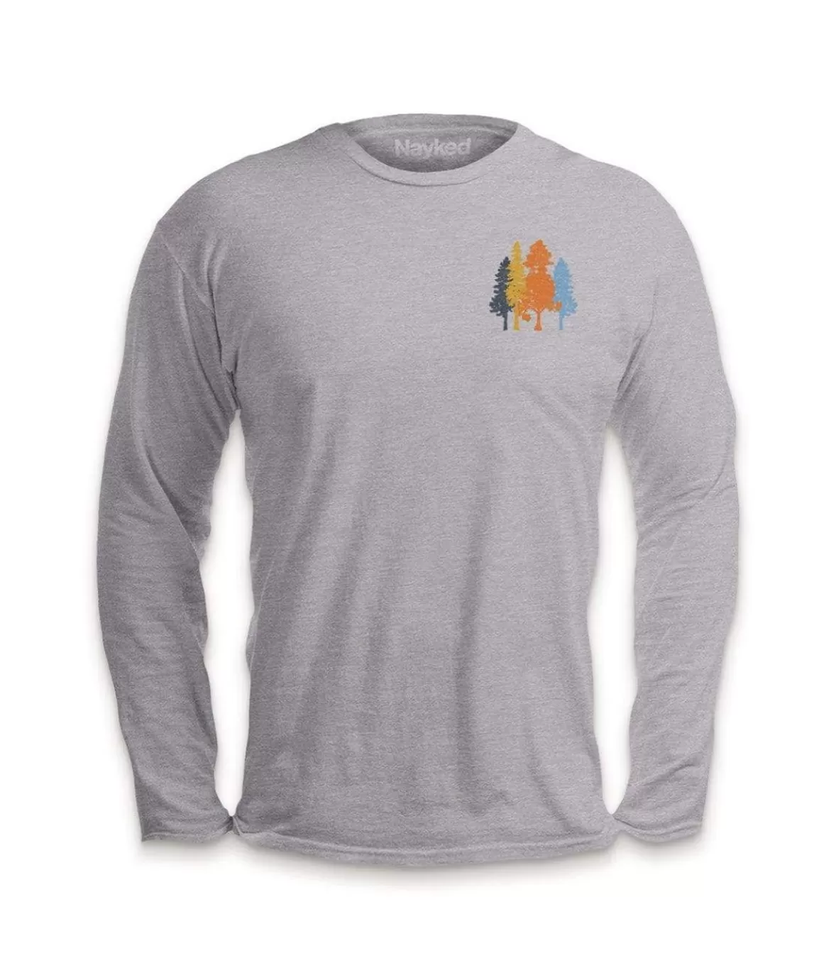 Men'S Ridiculously Soft Cotton Long Sleeve Graphic Tee | Take A Hike | Nayked Apparel Cheap