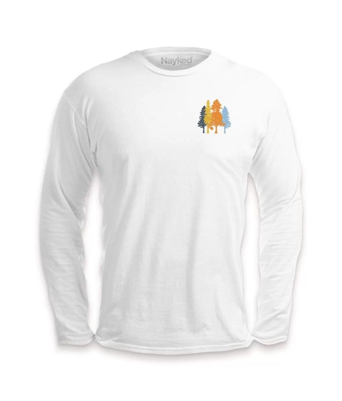 Men'S Ridiculously Soft Cotton Long Sleeve Graphic Tee | Take A Hike | Nayked Apparel Cheap