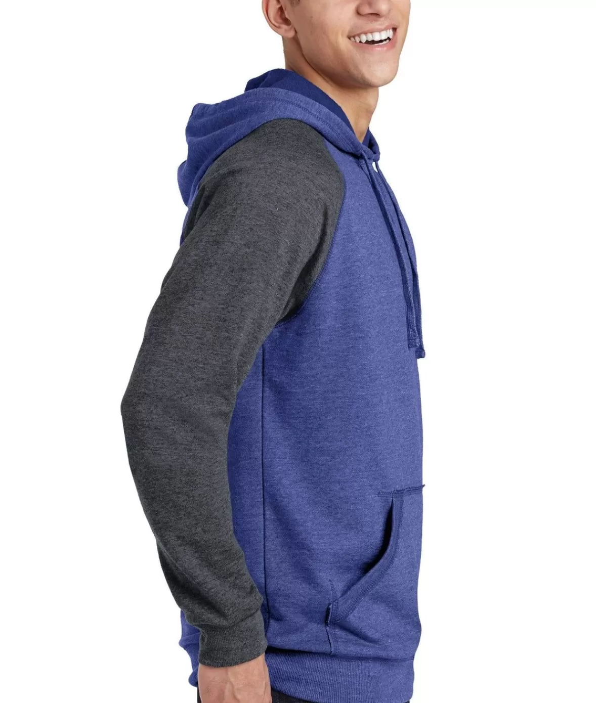 Men'S Ridiculously Soft Fleece Raglan Hoodie | Nayked Apparel Best Sale