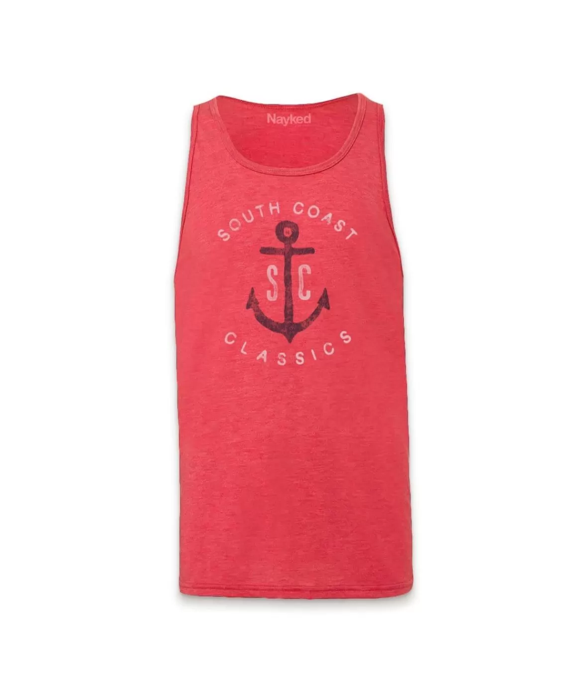 Men'S Ridiculously Soft Graphic Lightweight Tank Top | Sc Anchor | Nayked Apparel Clearance
