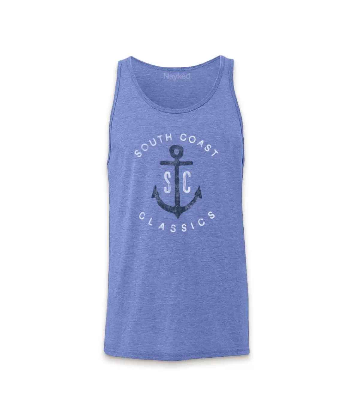 Men'S Ridiculously Soft Graphic Lightweight Tank Top | Sc Anchor | Nayked Apparel Outlet