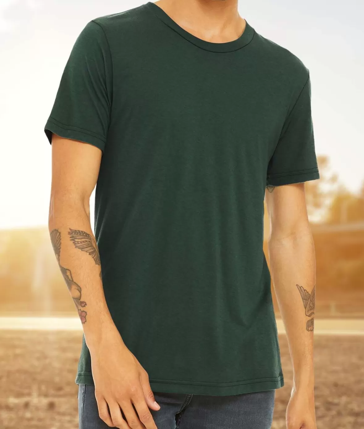 Men'S Ridiculously Soft Lightweight Crew Neck T-Shirt | New Solid Colors | Nayked Apparel Store