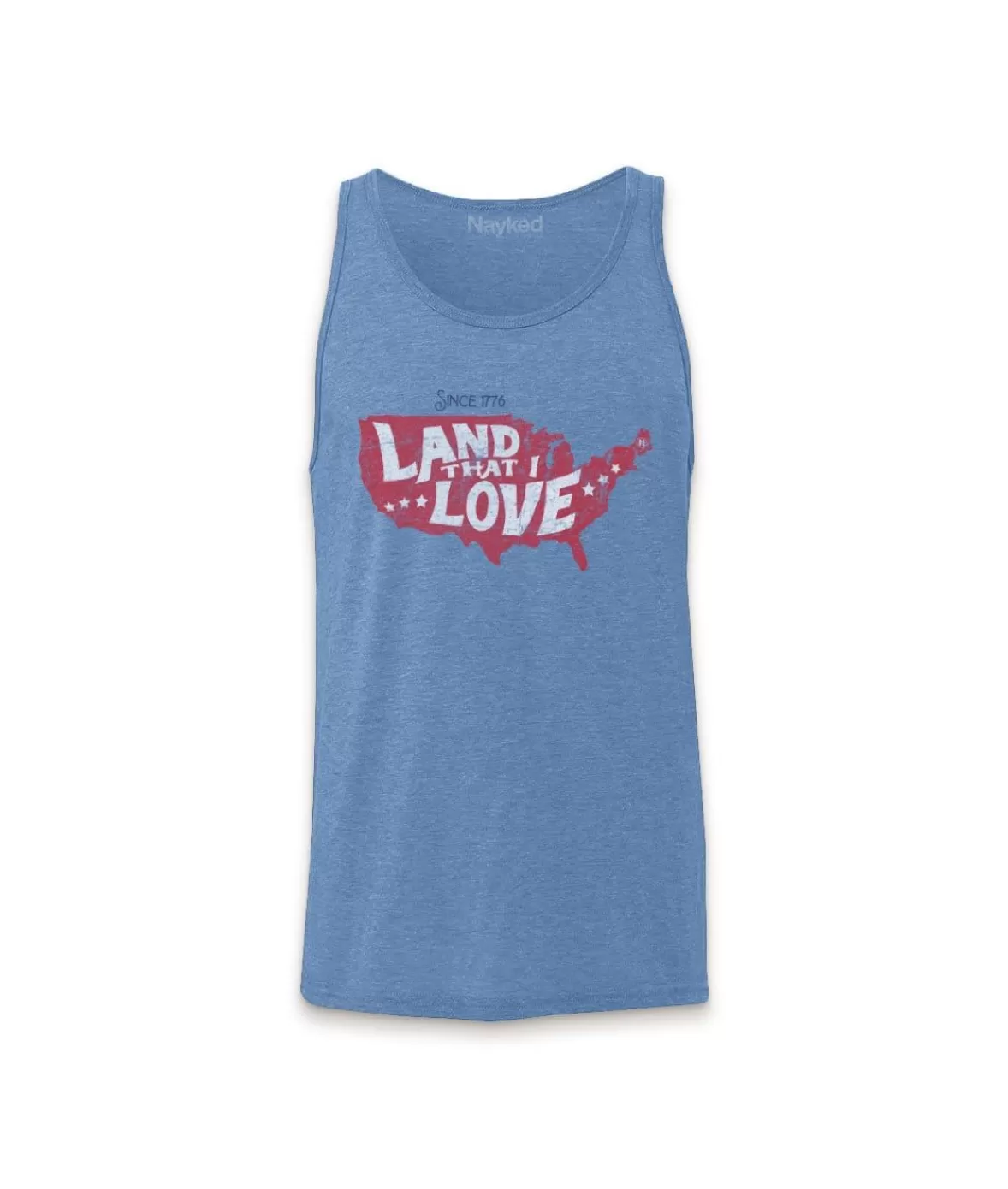 Men'S Ridiculously Soft Lightweight Graphic Tank | Land That I Love | Nayked Apparel Discount