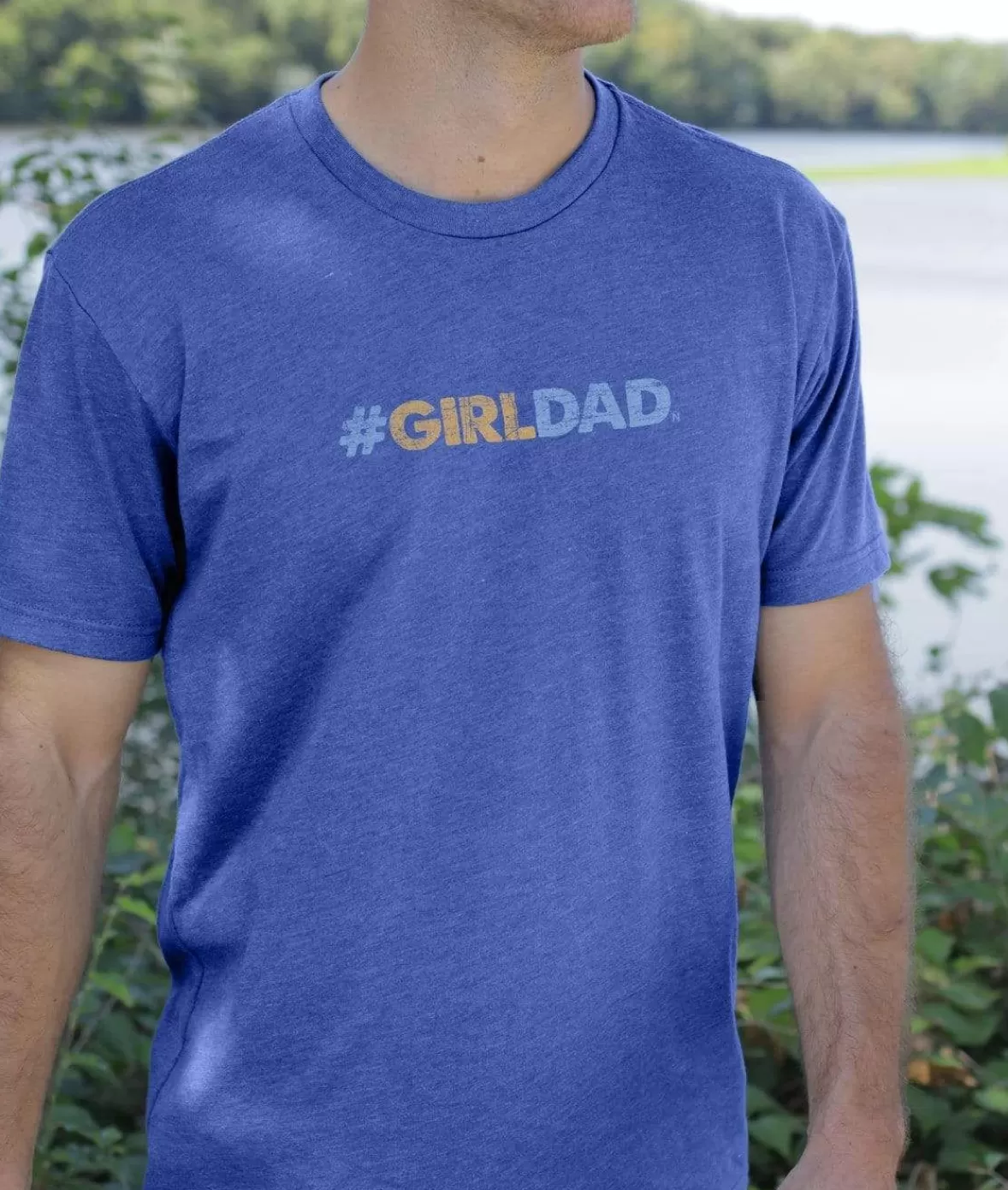 Men'S Ridiculously Soft Lightweight Graphic Tee | #Girldad | Nayked Apparel Hot