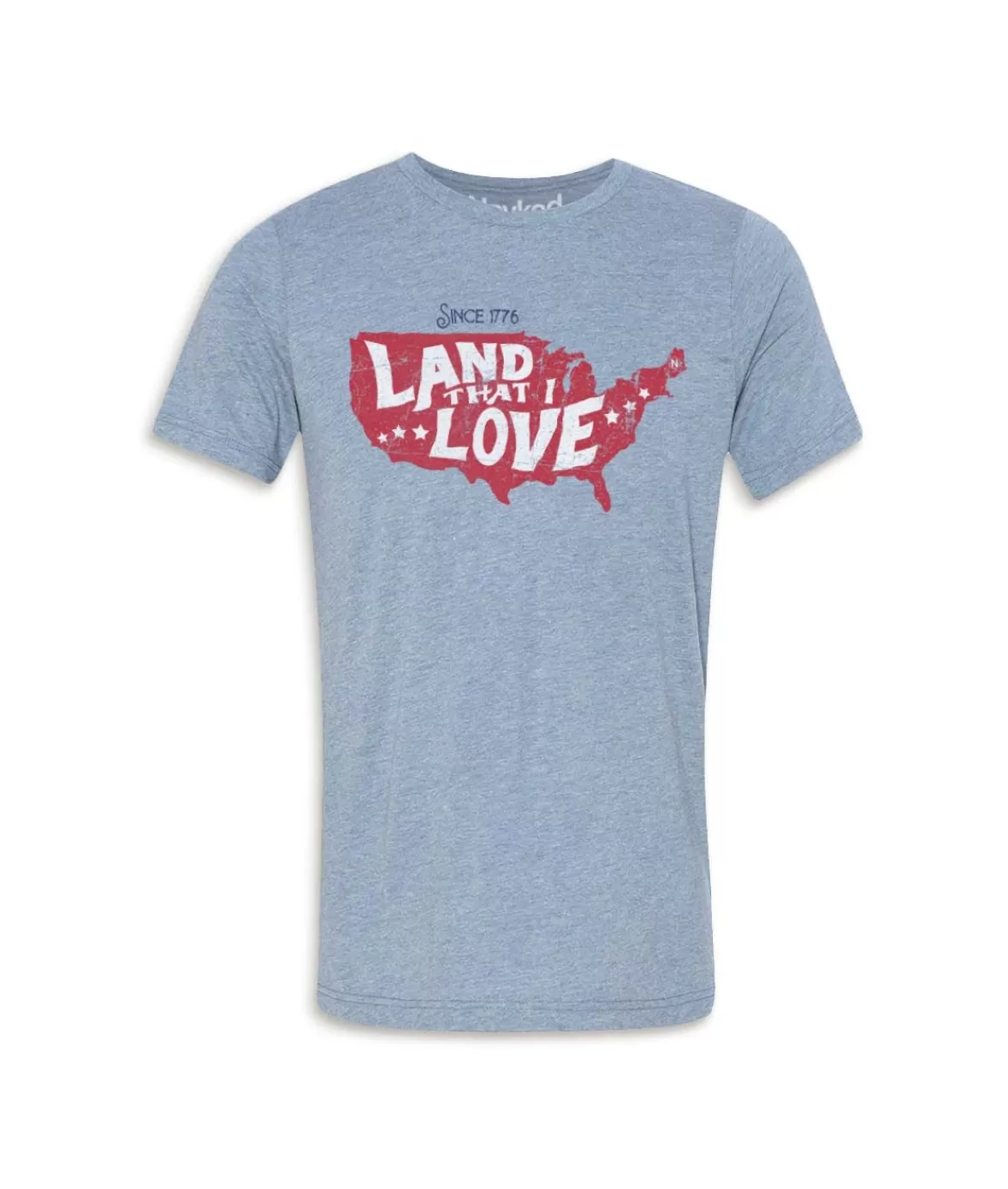 Men'S Ridiculously Soft Lightweight Graphic Tee | Land That I Love | Nayked Apparel Cheap