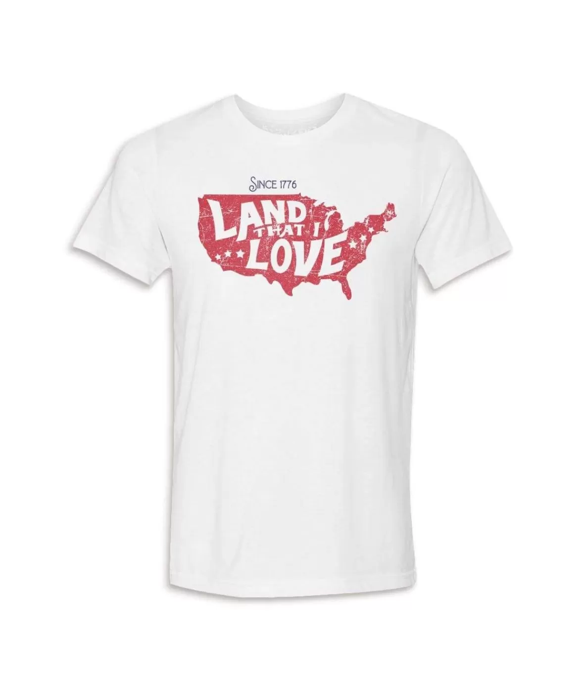 Men'S Ridiculously Soft Lightweight Graphic Tee | Land That I Love | Nayked Apparel Cheap