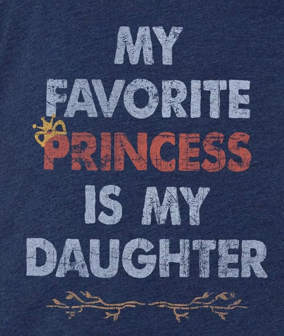 Men'S Ridiculously Soft Lightweight Graphic Tee | My Favorite Princess | Nayked Apparel Hot