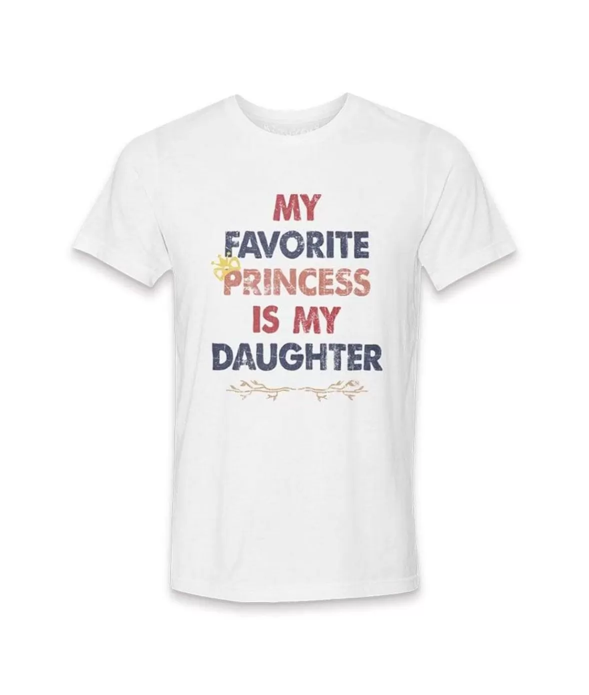 Men'S Ridiculously Soft Lightweight Graphic Tee | My Favorite Princess | Nayked Apparel Hot
