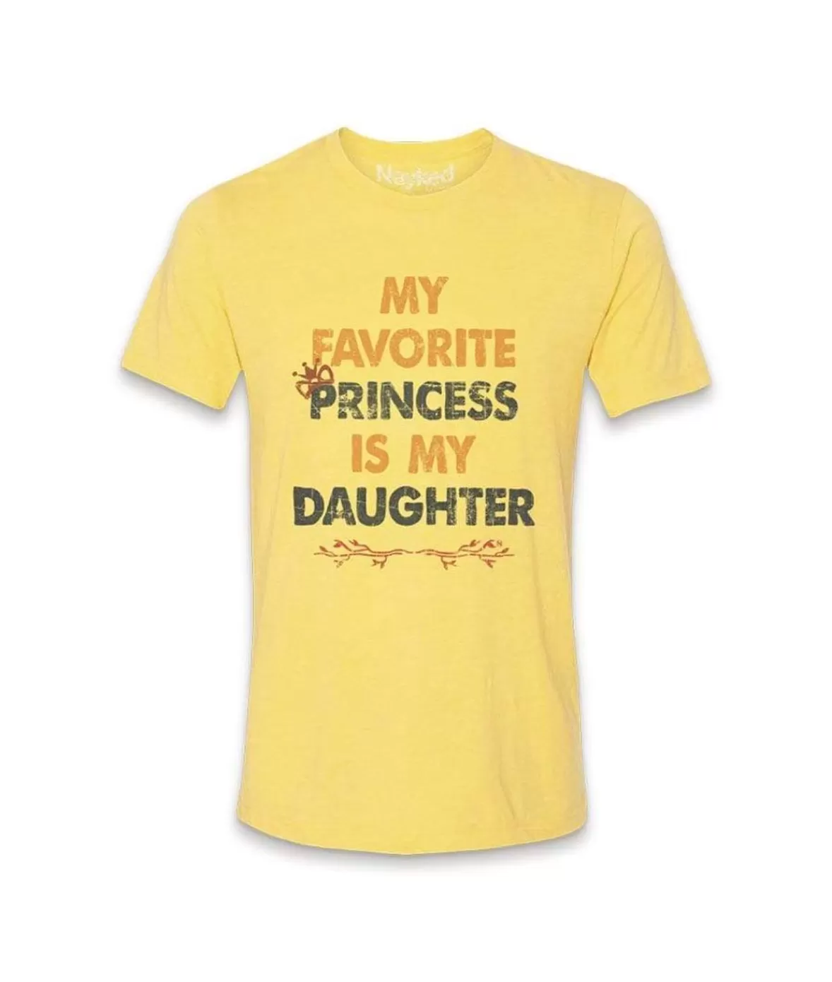 Men'S Ridiculously Soft Lightweight Graphic Tee | My Favorite Princess | Nayked Apparel Hot