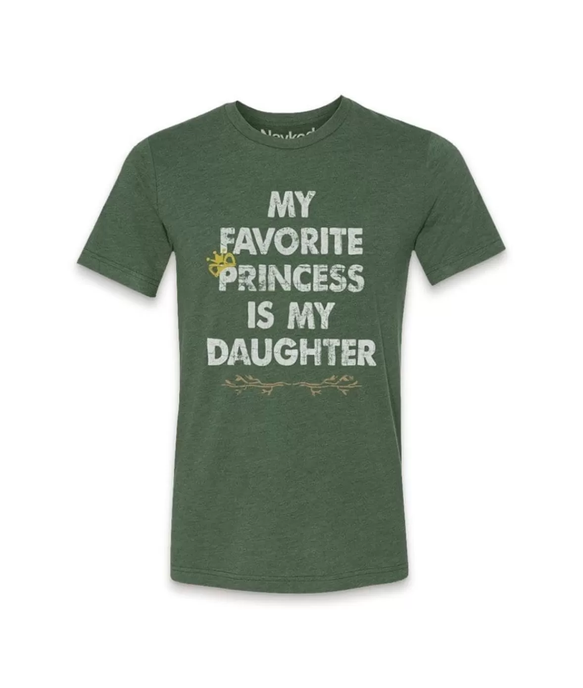 Men'S Ridiculously Soft Lightweight Graphic Tee | My Favorite Princess | Nayked Apparel Hot