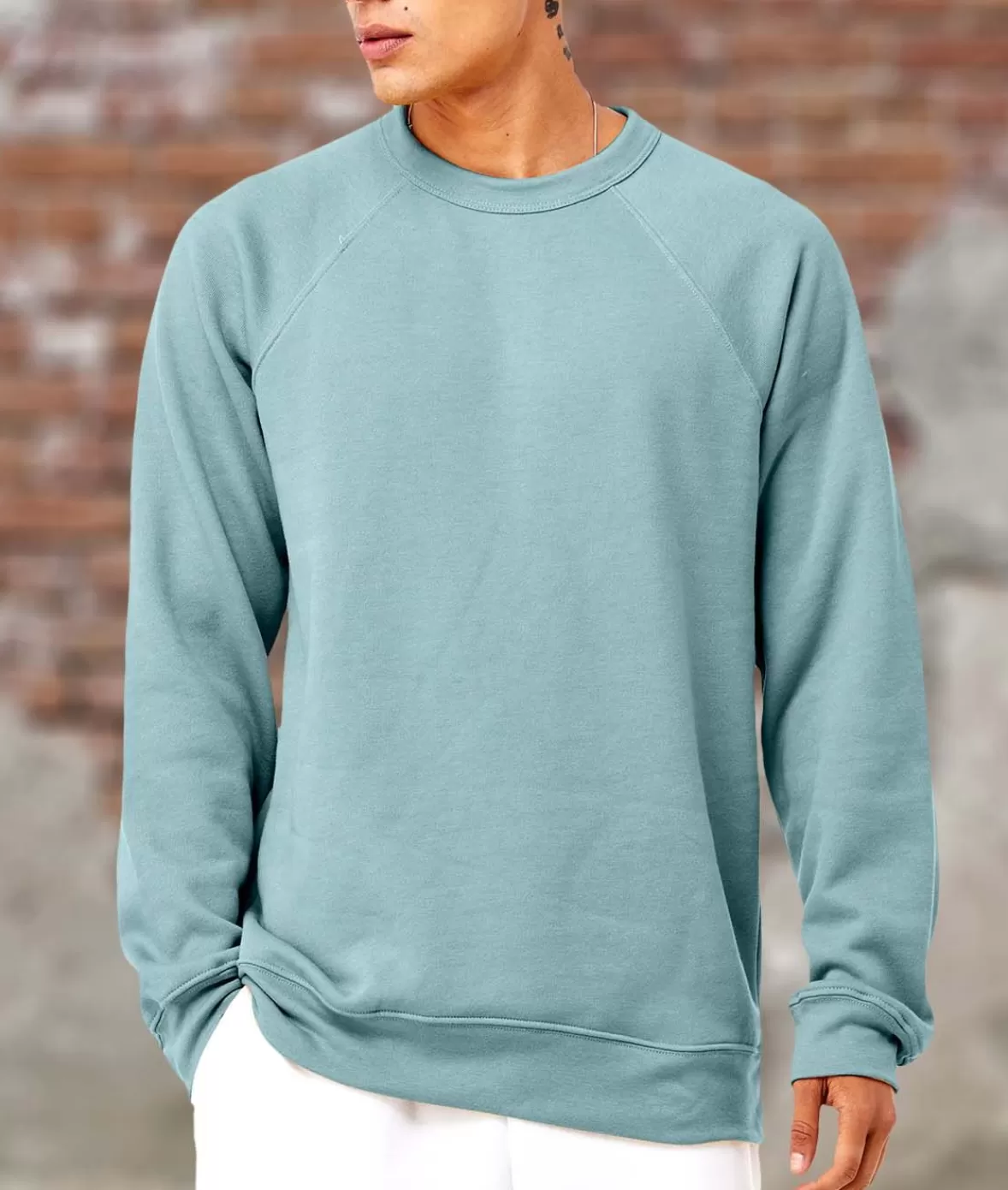 Men'S Ridiculously Soft Lightweight Heathered Fleece Pullover Sweatshirt | Nayked Apparel Best