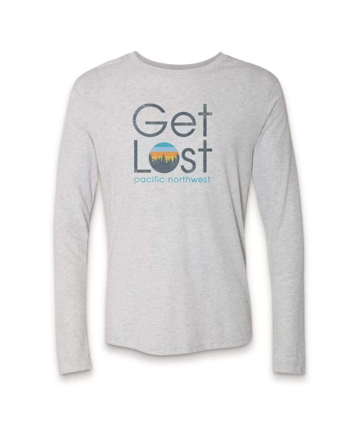 Men'S Ridiculously Soft Lightweight Long Sleeve Graphic Tee | Get Lost | Nayked Apparel Fashion
