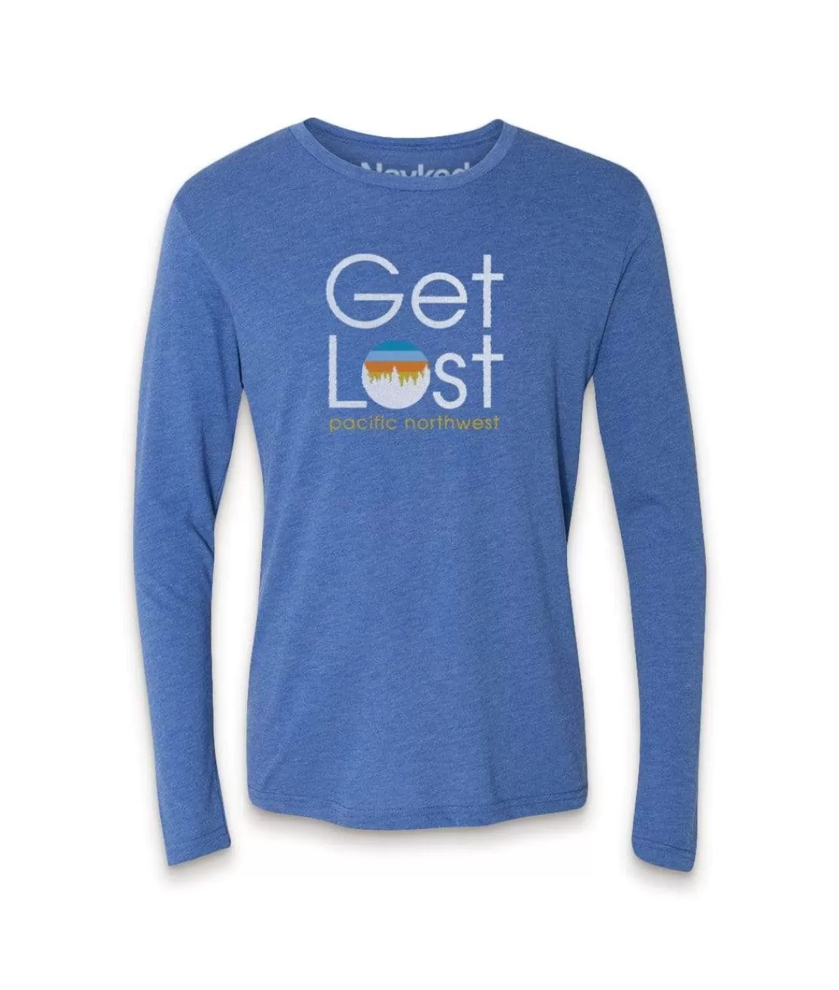 Men'S Ridiculously Soft Lightweight Long Sleeve Graphic Tee | Get Lost | Nayked Apparel Discount